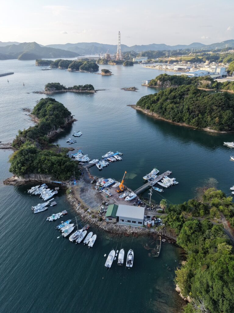 グリーンハーバーの上空写真